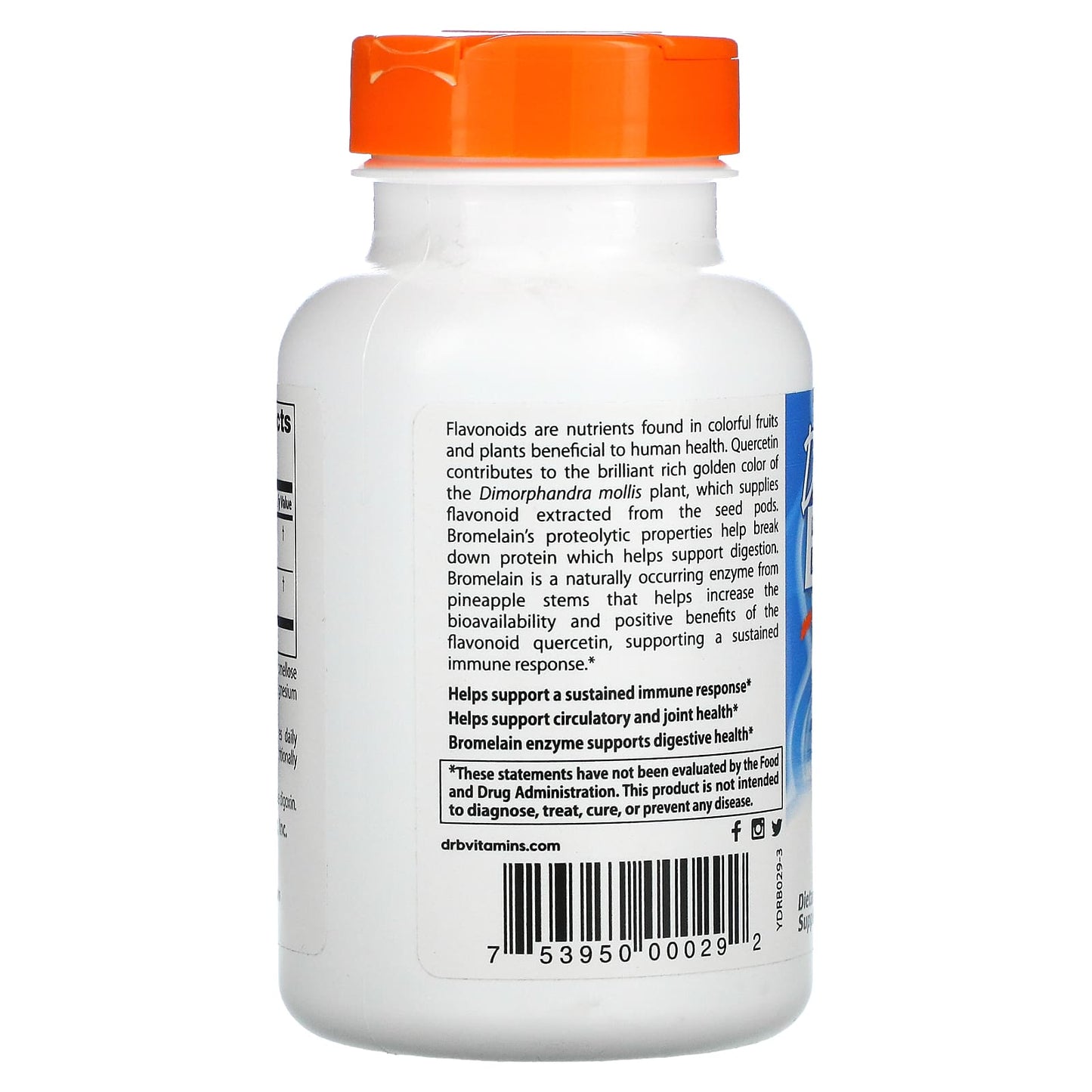 Doctor's Best, Quercetin Bromelain, 180 Veggie Caps