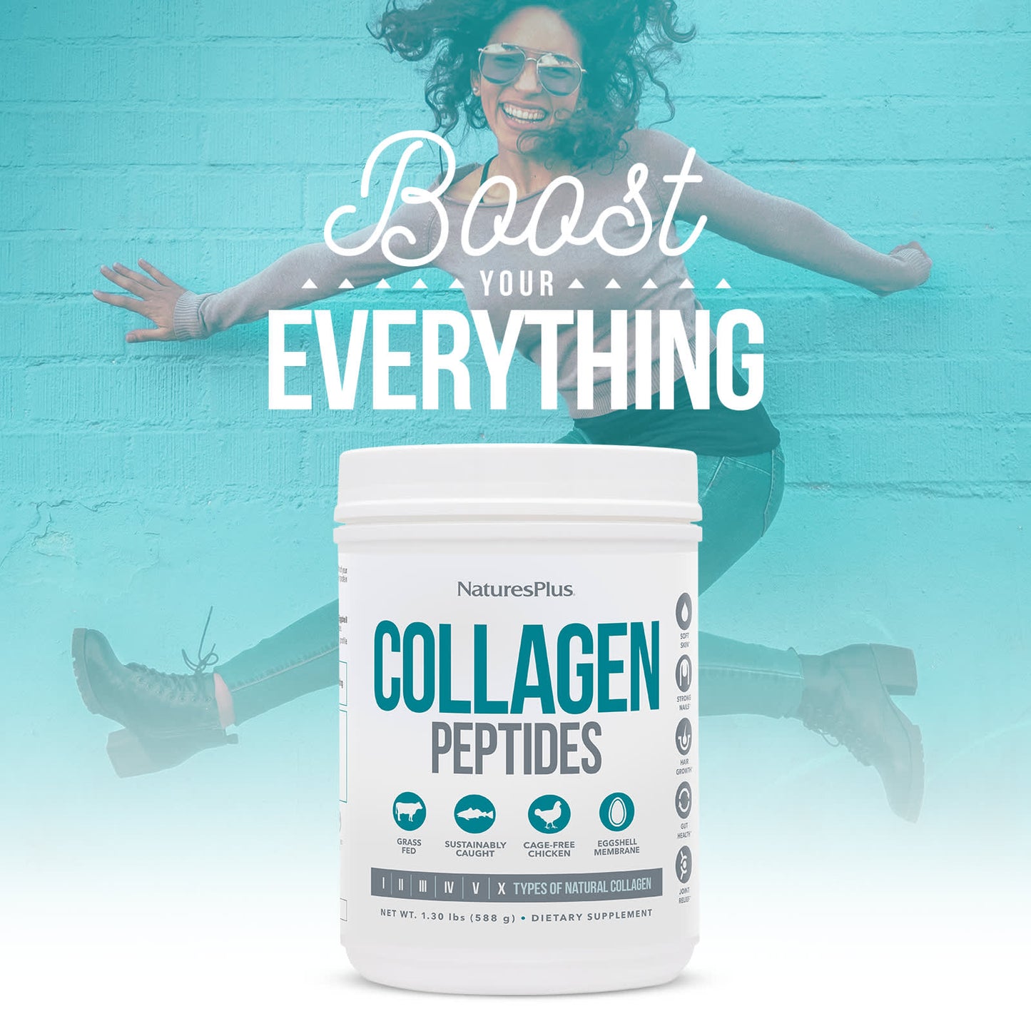 NaturesPlus, Collagen Peptides, 1.3 lbs (588 g)