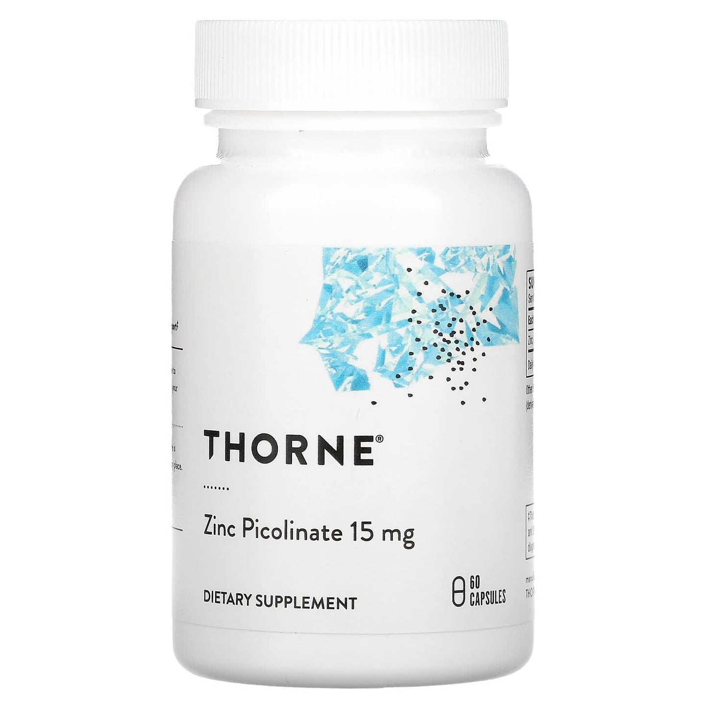 Thorne-Zinc Picolinate-15 mg-60 Capsules