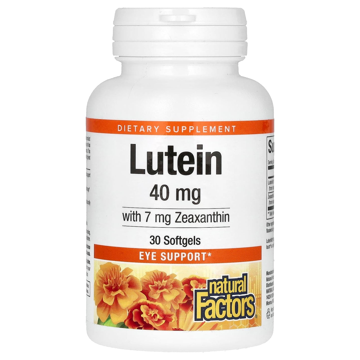 Natural Factors-Lutein-40 mg-30 Softgels