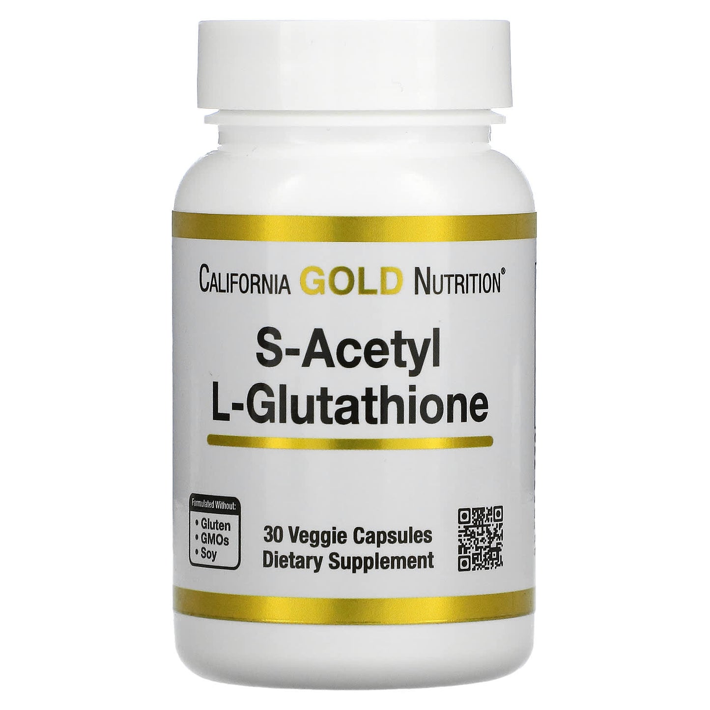 California Gold Nutrition-S-Acetyl L-Glutathione-100 mg-30 Veggie Capsules
