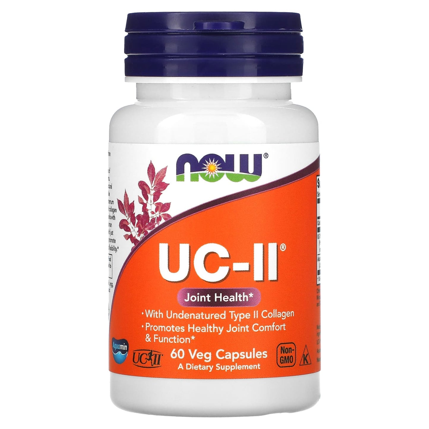 NOW Foods-UC-II Joint Health with Undenatured Type II Collagen-60 Veg Capsules