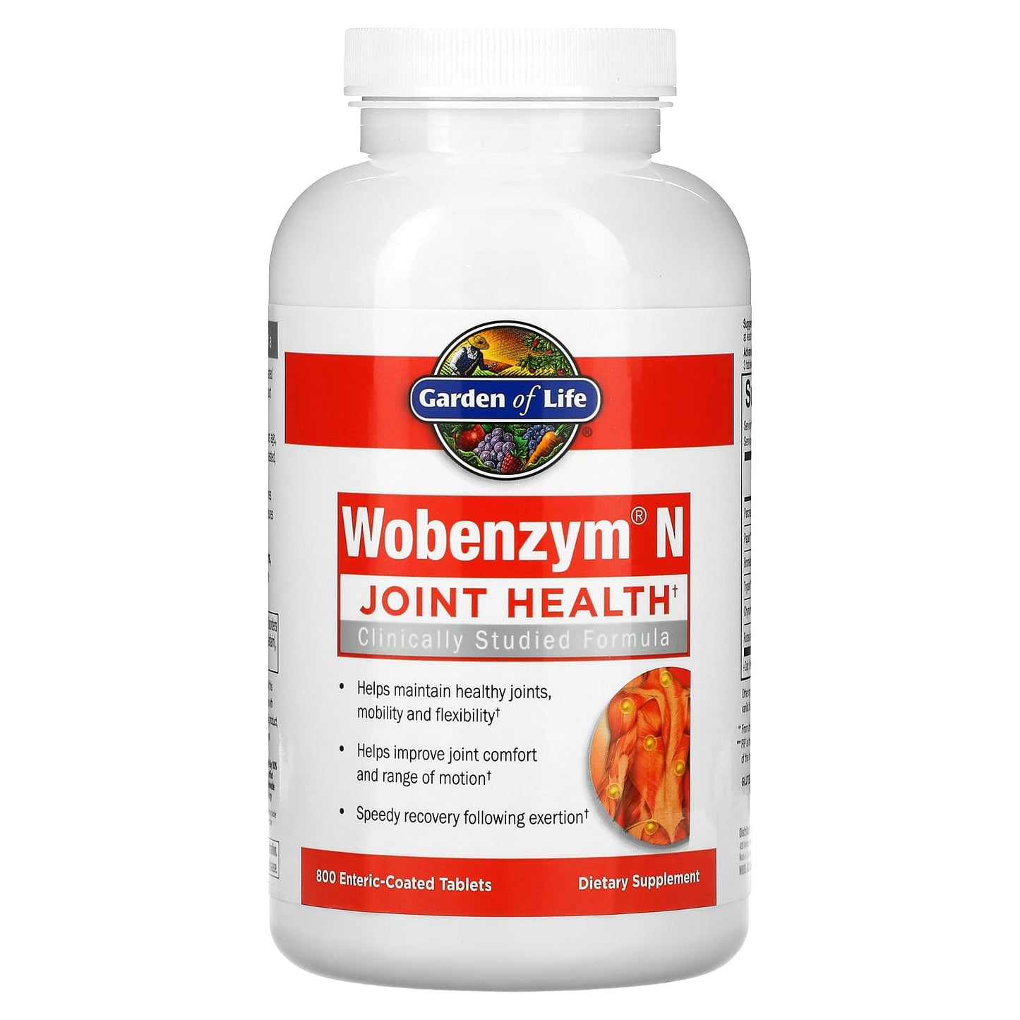 Wobenzym N, Joint Health, 800 Enteric-Coated Tablets