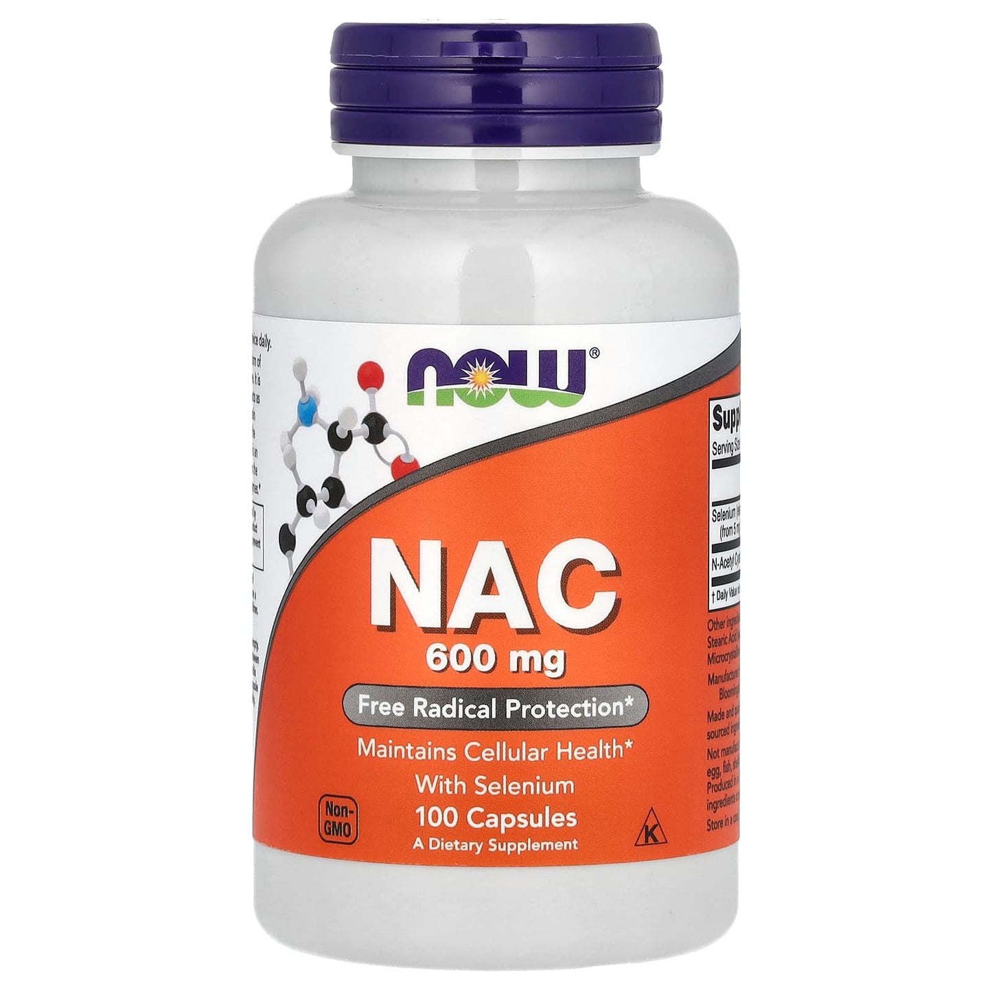 NOW Foods-NAC with Selenium-100 Capsules