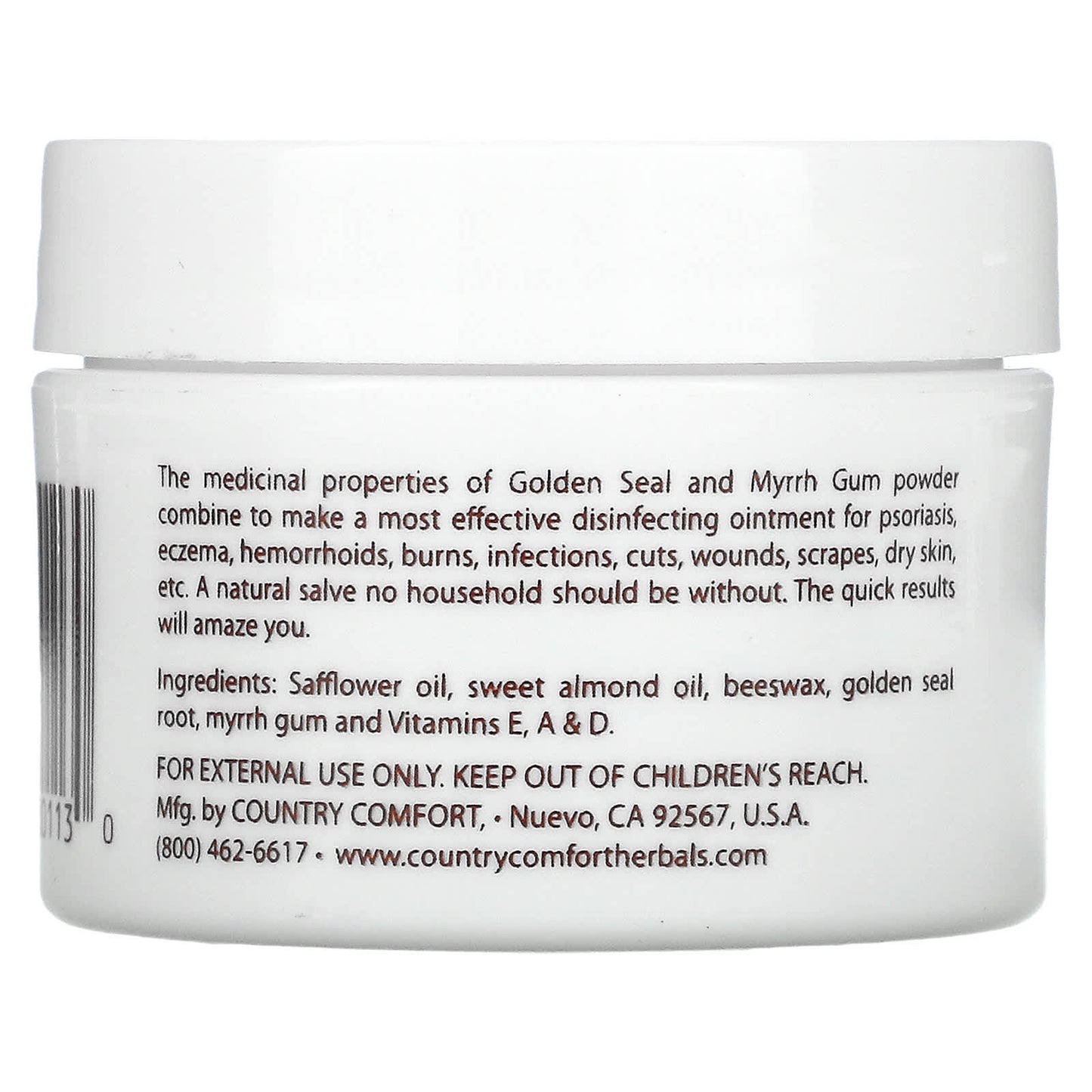 Country Comfort, Herbal Savvy, Golden Seal-Myrrh, 1 oz (28 g)