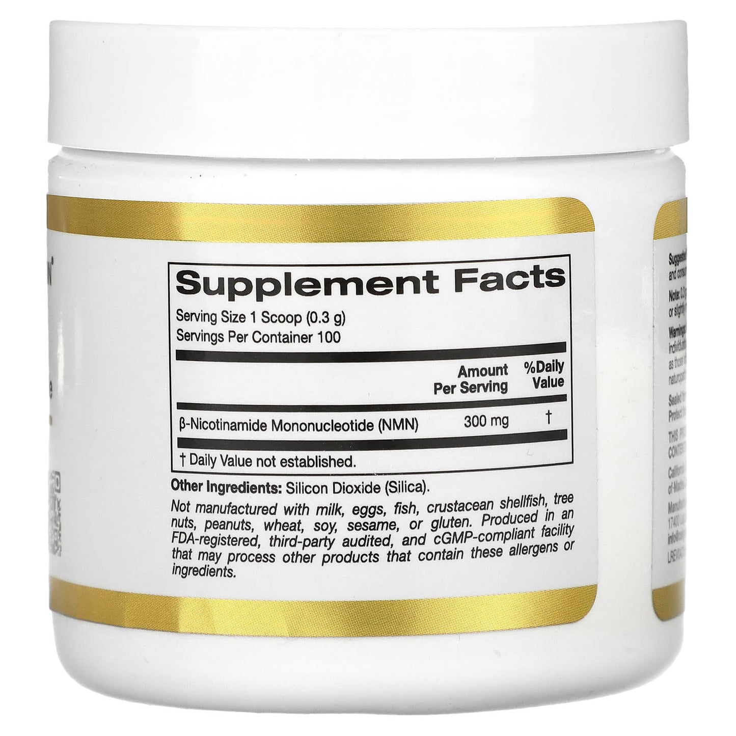 California Gold Nutrition, NMN Powder, 300 mg, 1.05 oz (30 g)