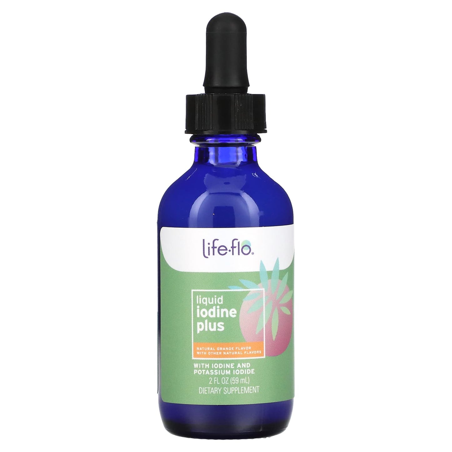 Life-flo, Liquid Iodine Plus, Natural Orange, 2 fl oz (59 ml)
