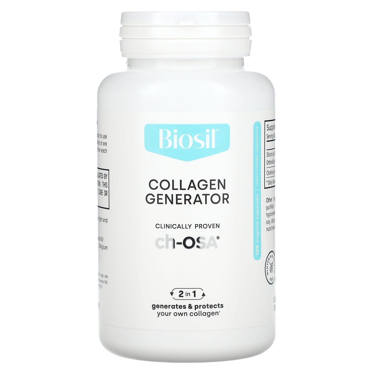 BioSil, Collagen Generator, 120 Original Capsules