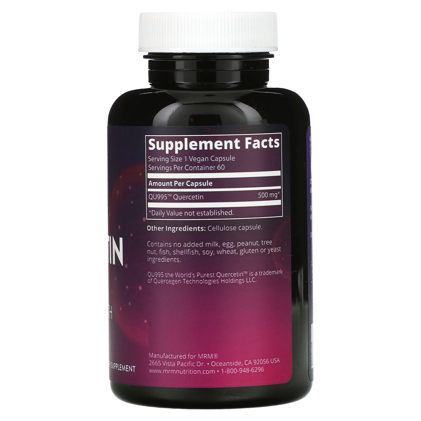 MRM Nutrition, Quercetin, 60 Vegan Capsules