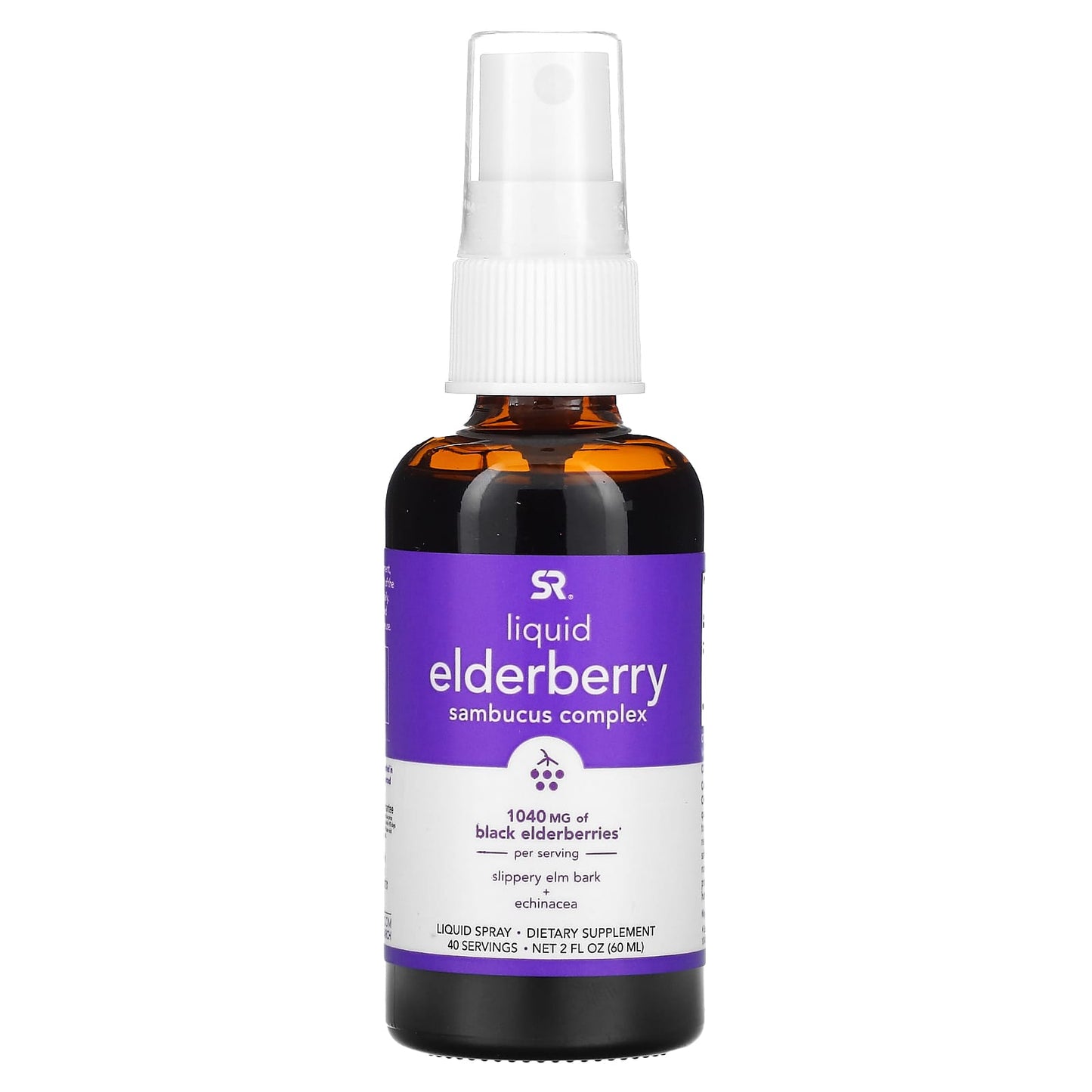 Sports Research-Elderberry Sambucus Complex Liquid Spray-1,040 mg-2 fl oz (60 ml)