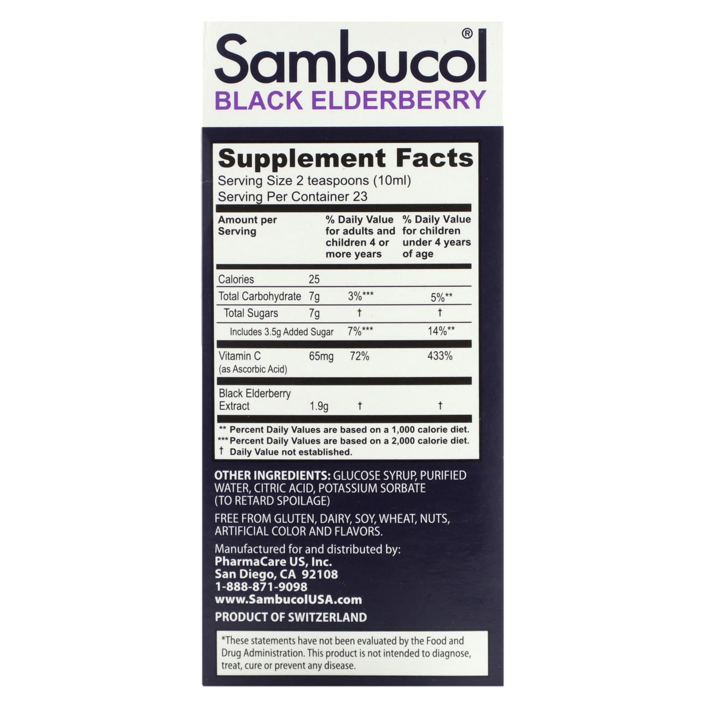 Sambucol, Kids, Black Elderberry Syrup, 2 Years & Older, Berry, 7.8 fl oz (230 ml)