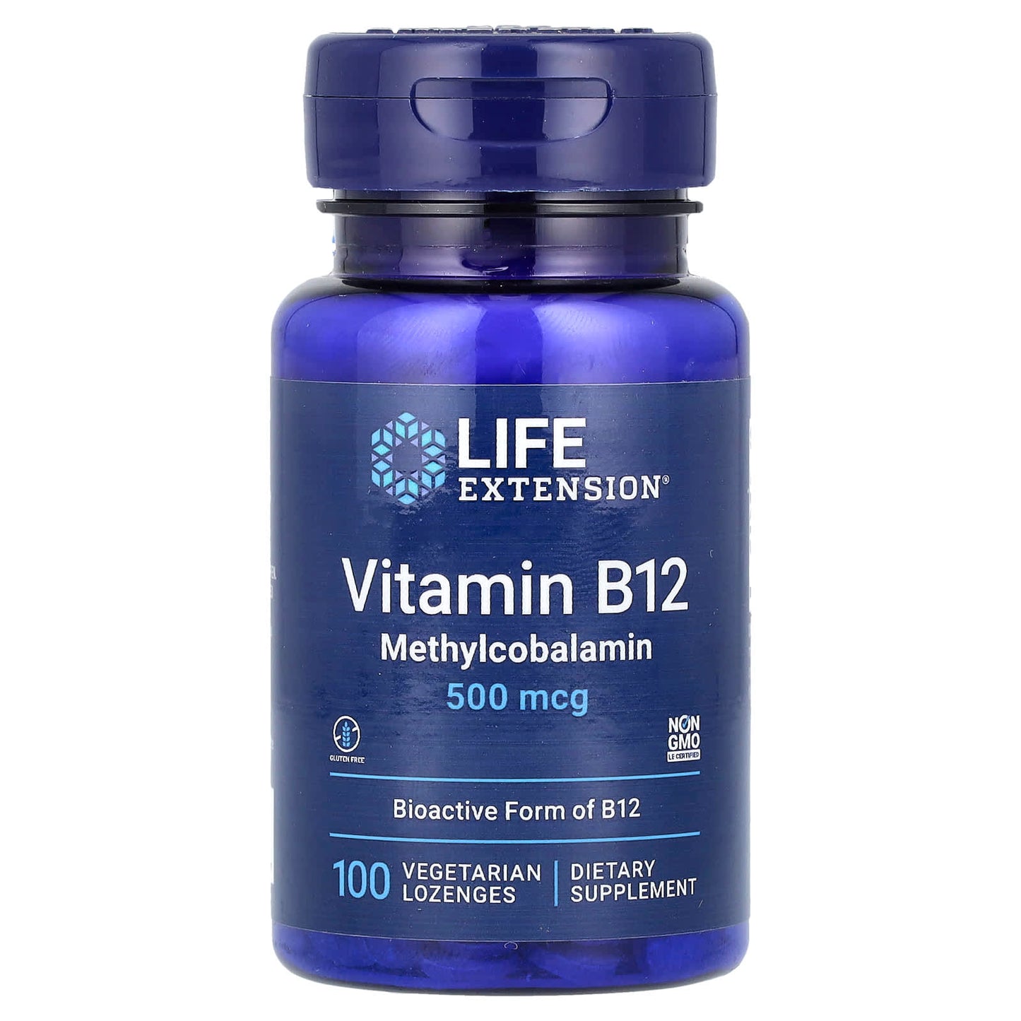Life Extension-Vitamin B12-Methylcobalamin-500 mcg-100 Vegetarian Lozenges