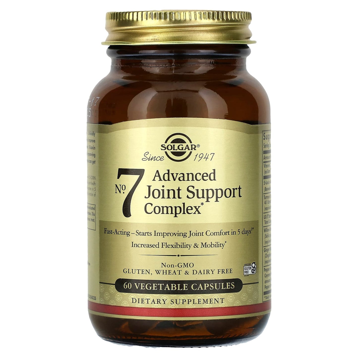 Solgar, No.7, Advanced Joint Support Complex, 60 Vegetable Capsules