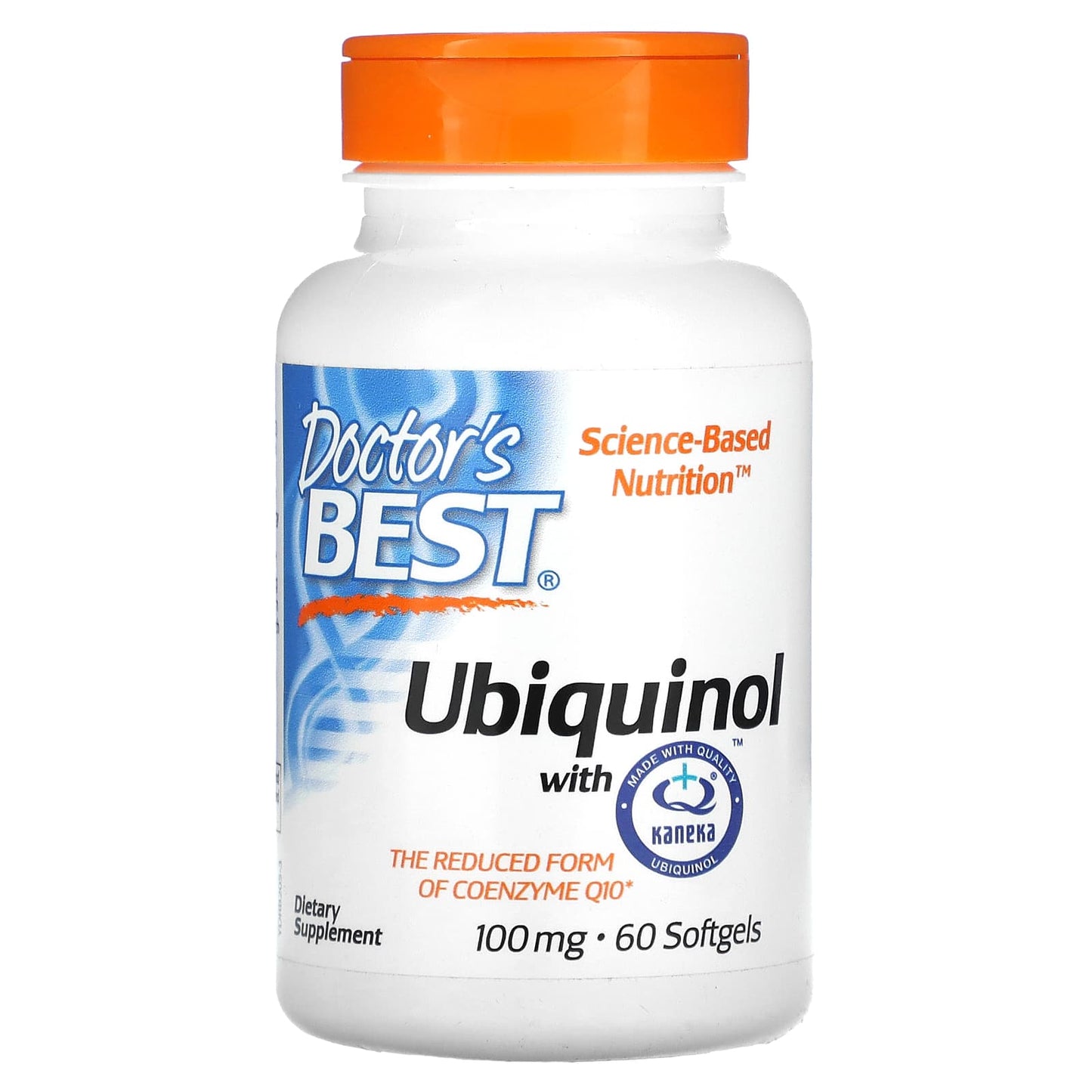 Doctor's Best-Ubiquinol with Kaneka Q+-100 mg-60 Softgels