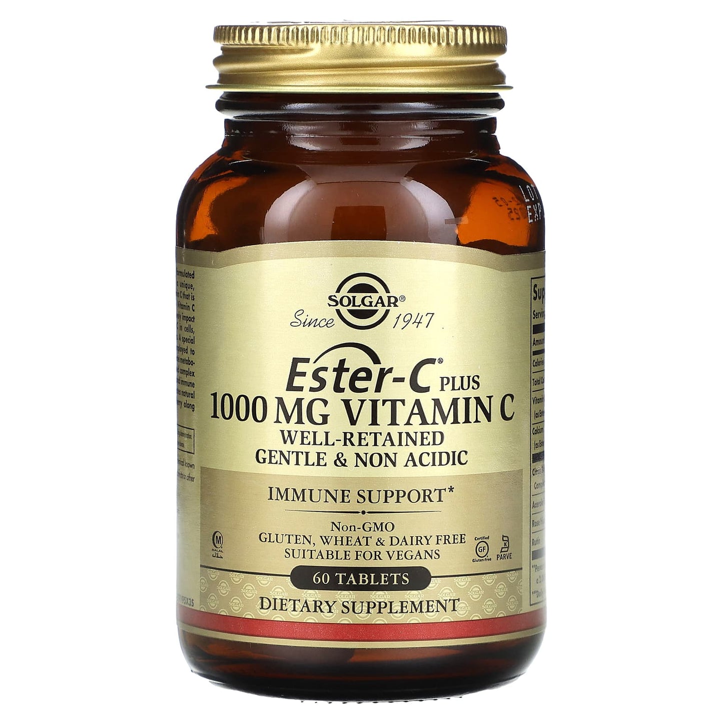 Solgar-Ester-C Plus-Vitamin C-1,000 mg-60 Tablets