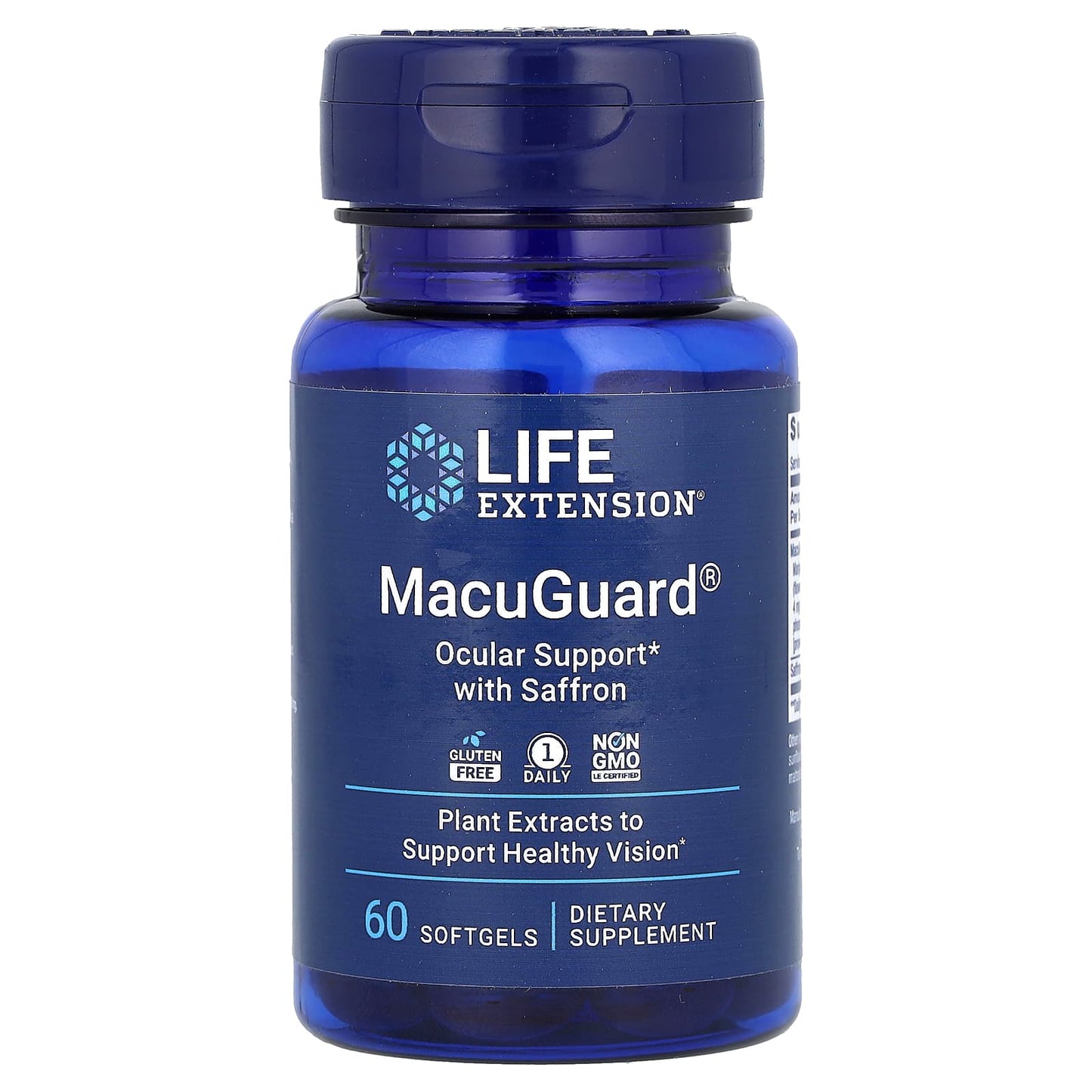 Life Extension-MacuGuard-Ocular Support with Saffron-60 Softgels