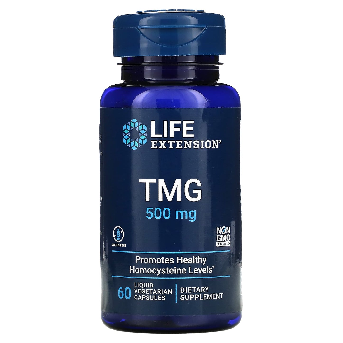 Life Extension-TMG-500 mg-60 Liquid Vegetarian Capsules