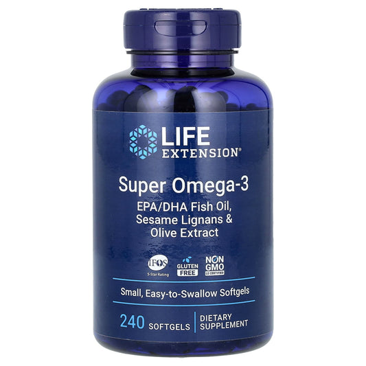 Life Extension-Super Omega-3-240 Softgels