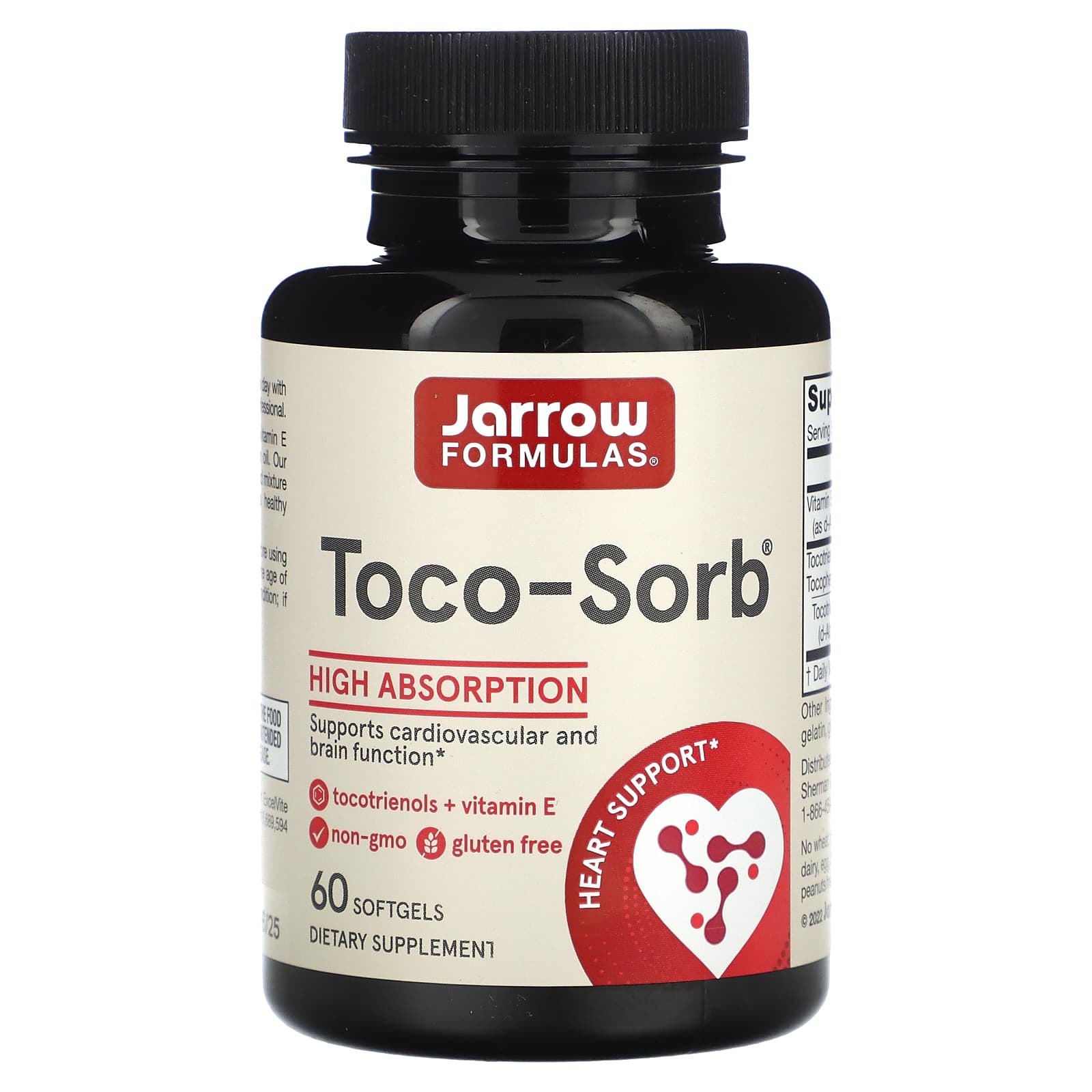 Jarrow Formulas-Toco-Sorb-60 Softgels
