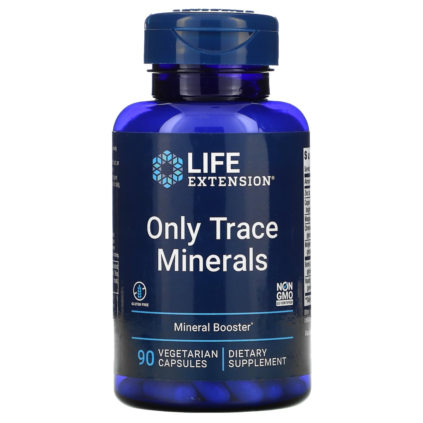 Life Extension-Only Trace Minerals-90 Vegetarian Capsules
