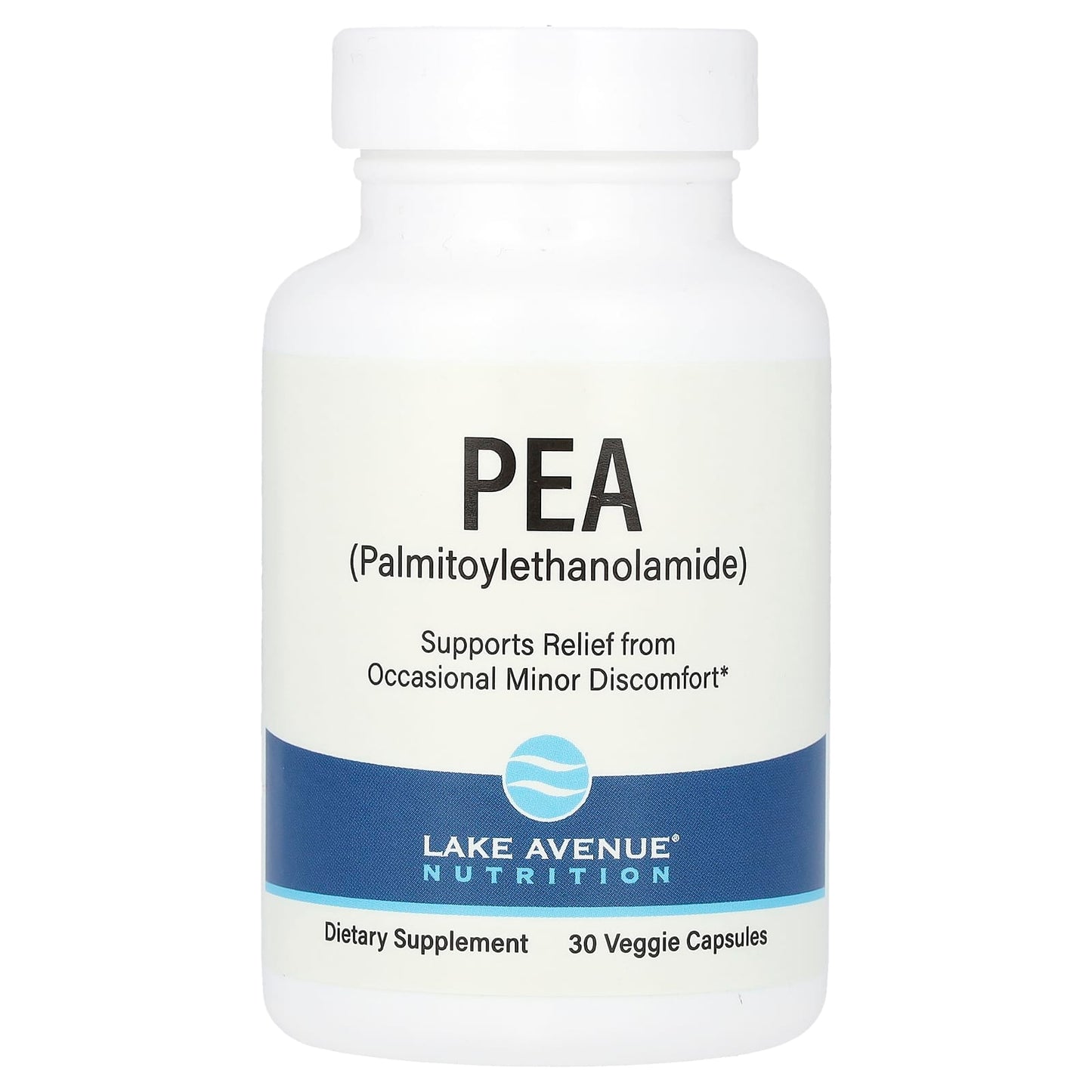 Lake Avenue Nutrition-PEA (Palmitoylethanolamide)-30 Veggie Capsules