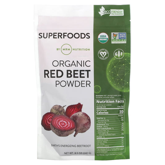 MRM Nutrition-Organic Red Beet Powder-8.5 oz (240 g)