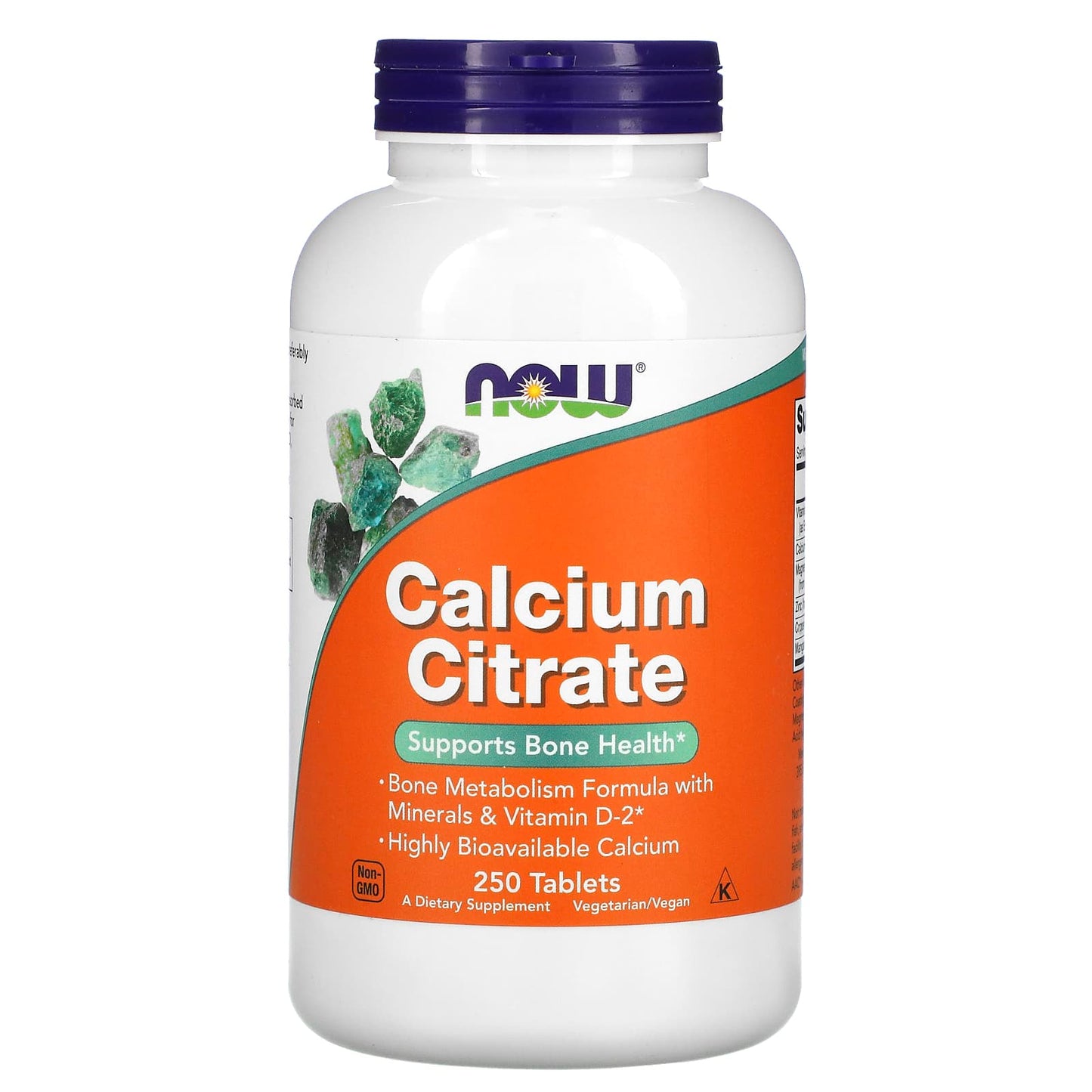 NOW Foods-Calcium Citrate-250 Tablets