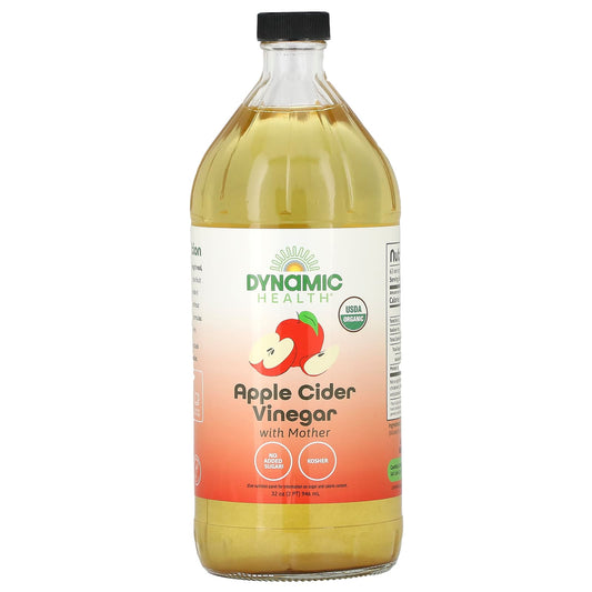 Dynamic Health-Apple Cider Vinegar with Mother-32 fl oz (946 ml)
