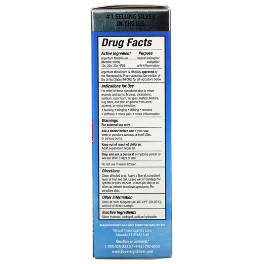 Sovereign Silver, First Aid Gel, 2 fl oz (59 ml)