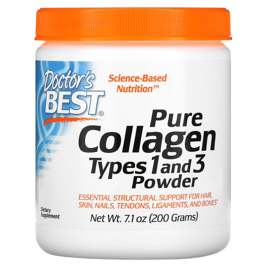 Doctor's Best-Pure Collagen Types 1 and 3 Powder-7.1 oz (200 g)