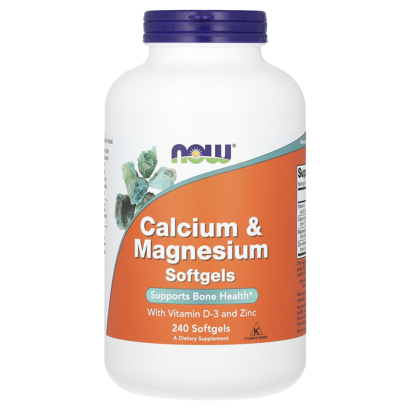 NOW Foods-Calcium & Magnesium-240 Softgels