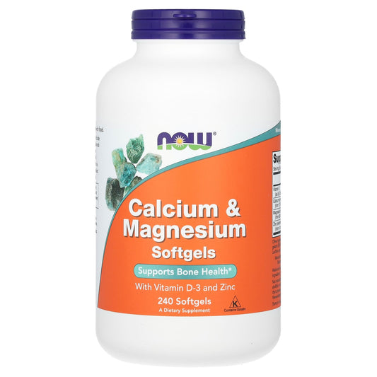 NOW Foods-Calcium & Magnesium-240 Softgels