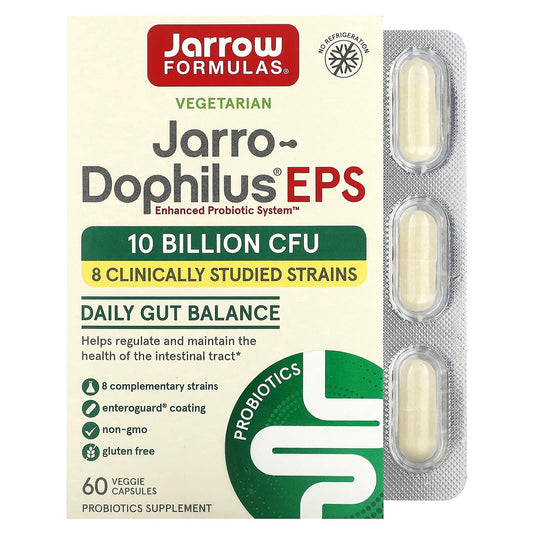 Jarrow Formulas-Jarro-Dophilus EPS-10 Billion CFU-60 Veggie Capsules
