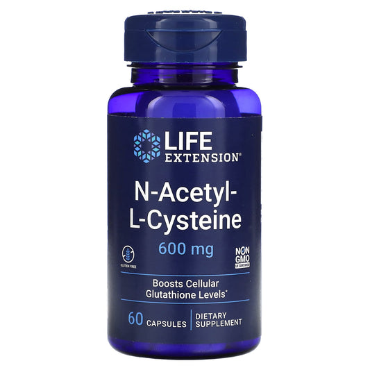 Life Extension-N-Acetyl-L-Cysteine-600 mg-60 Capsules