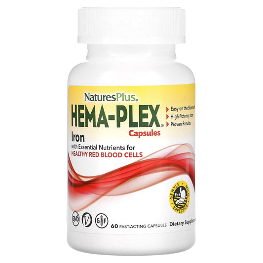 NaturesPlus-Hema-Plex-60 Fast-Acting Capsules