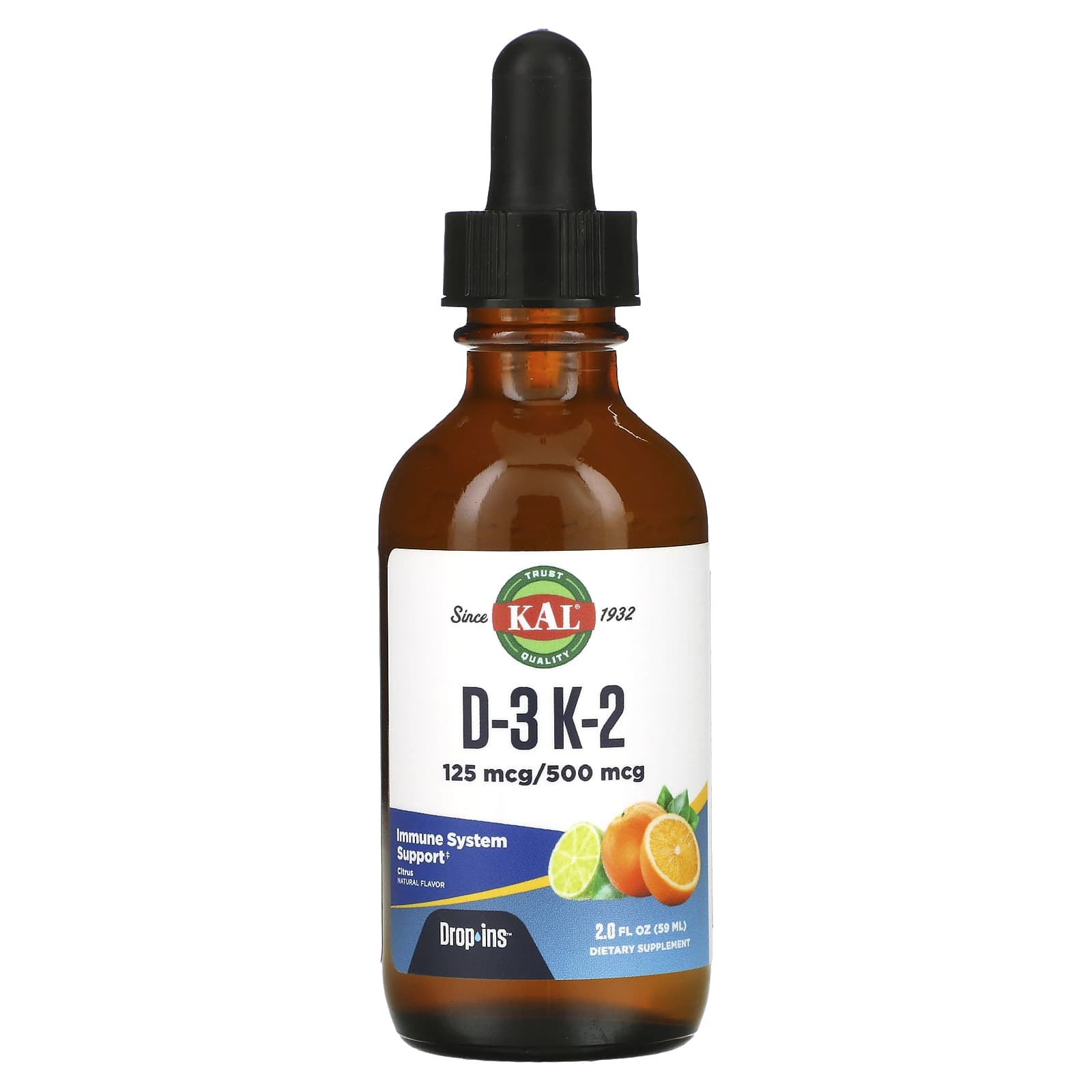 KAL-D-3 K-2 Drop-Citrus-2 fl oz (59 ml)