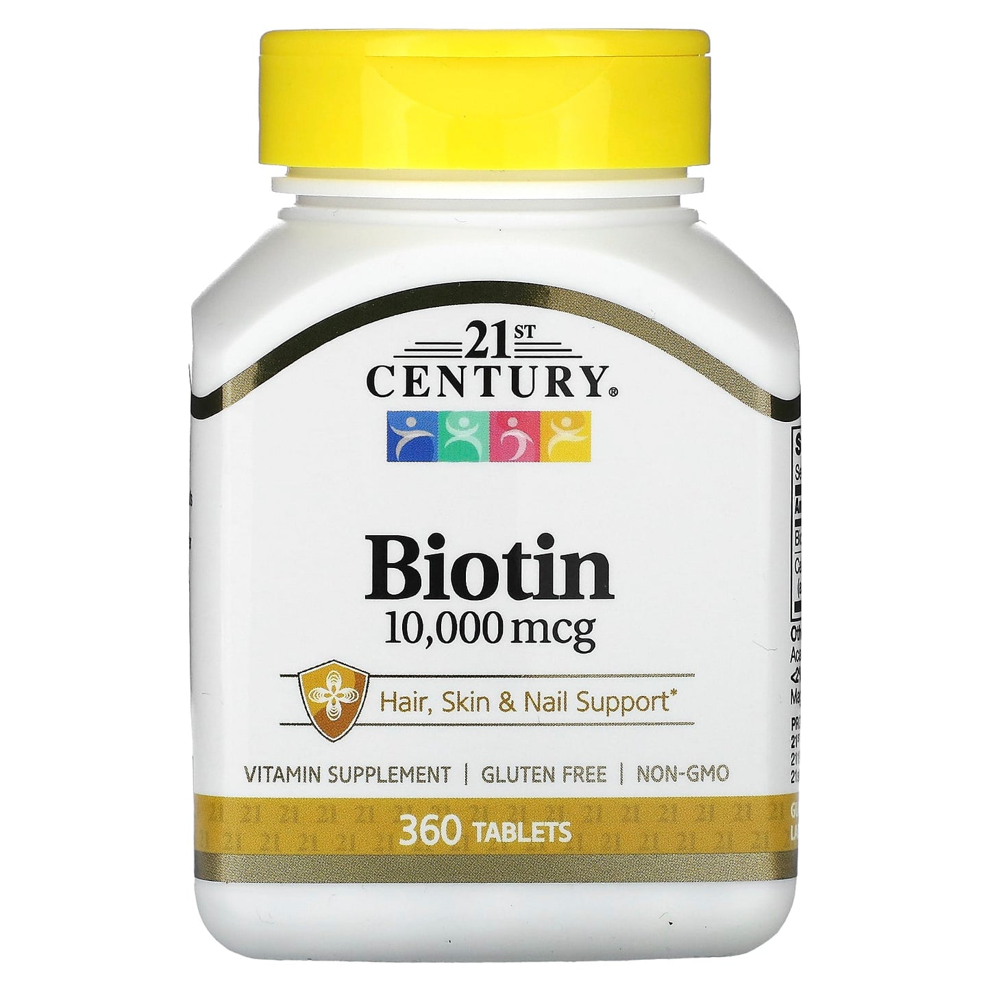 21st Century-Biotin-10,000 mcg-360 Tablets