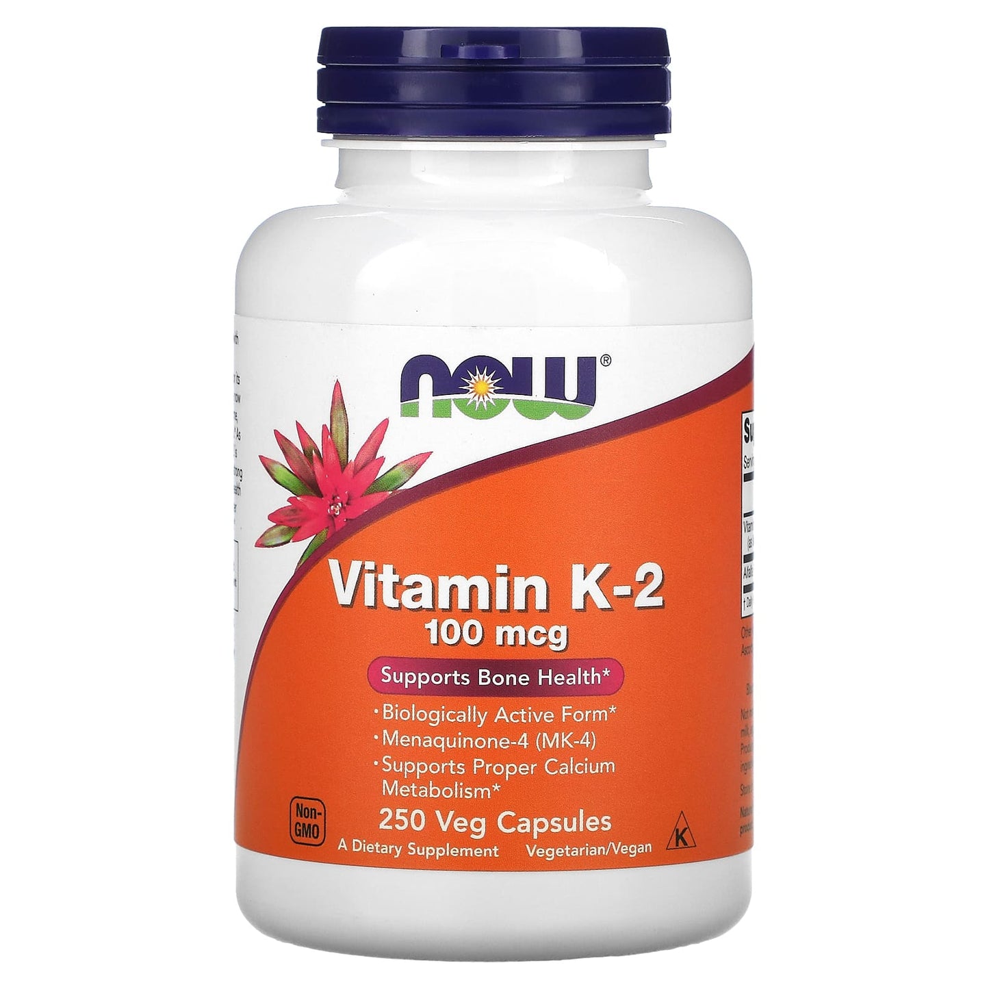 NOW Foods-Vitamin K-2-100 mcg-250 Veg Capsules