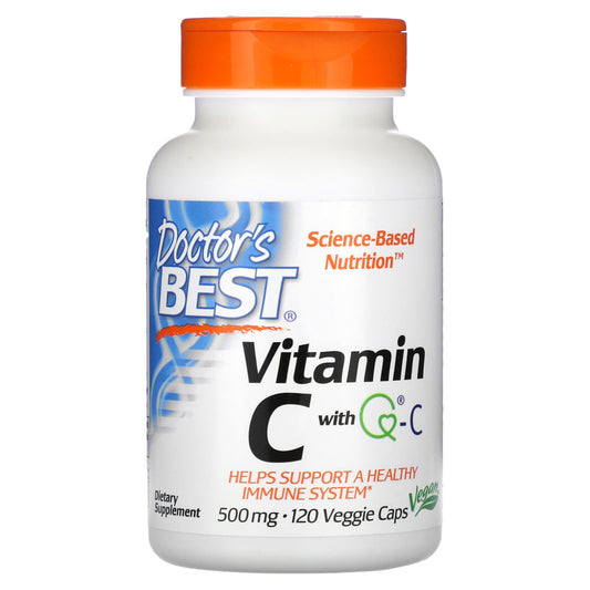 Doctor's Best-Vitamin C with Q-C-500 mg-120 Veggie Caps