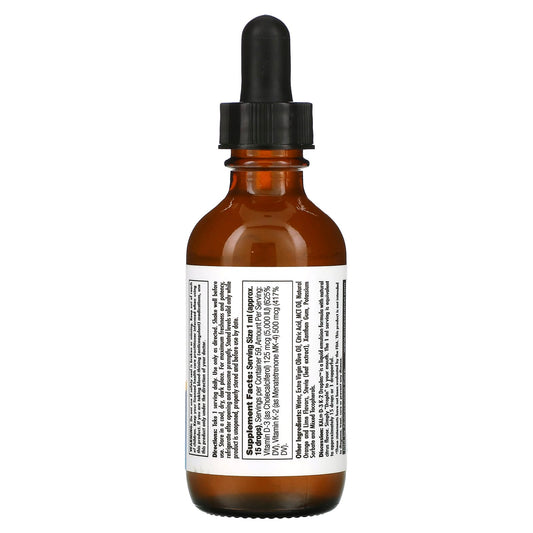 KAL, D-3 K-2 Drop, Citrus, 2 fl oz (59 ml)