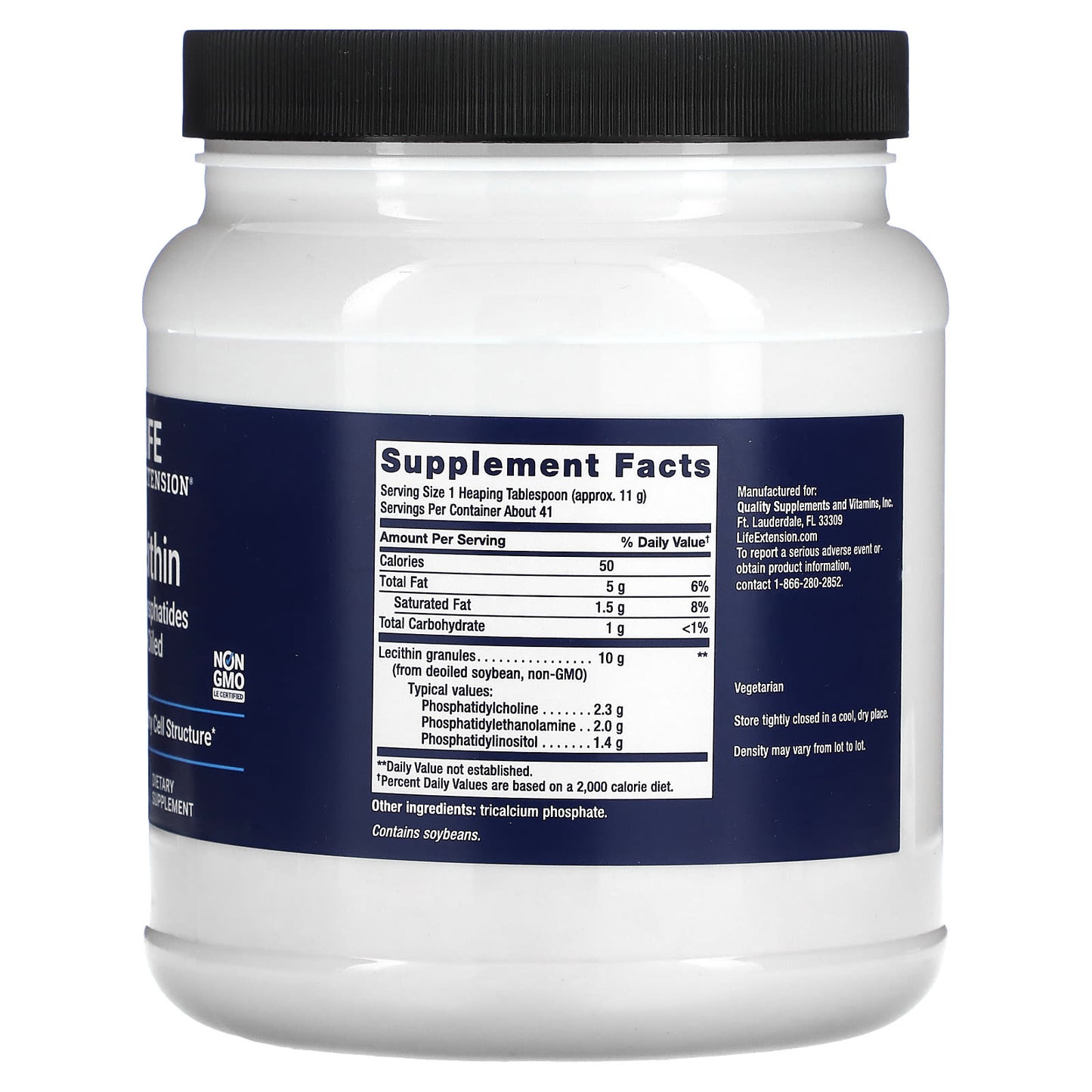Life Extension, Lecithin, 16 oz (454 g)