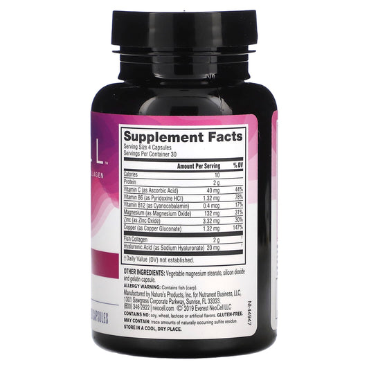 NeoCell, Marine Collagen, 120 Capsules
