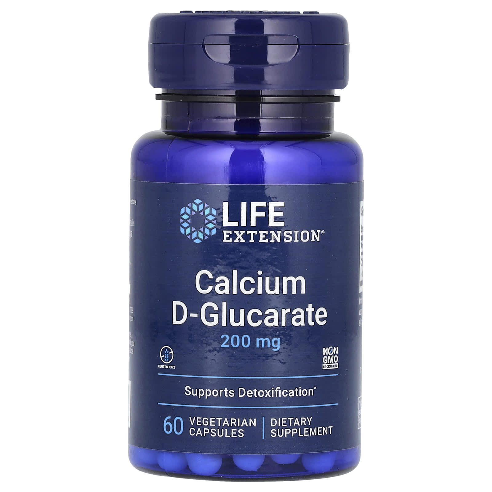 Life Extension-Calcium D-Glucarate-200 mg-60 Vegetarian Capsules