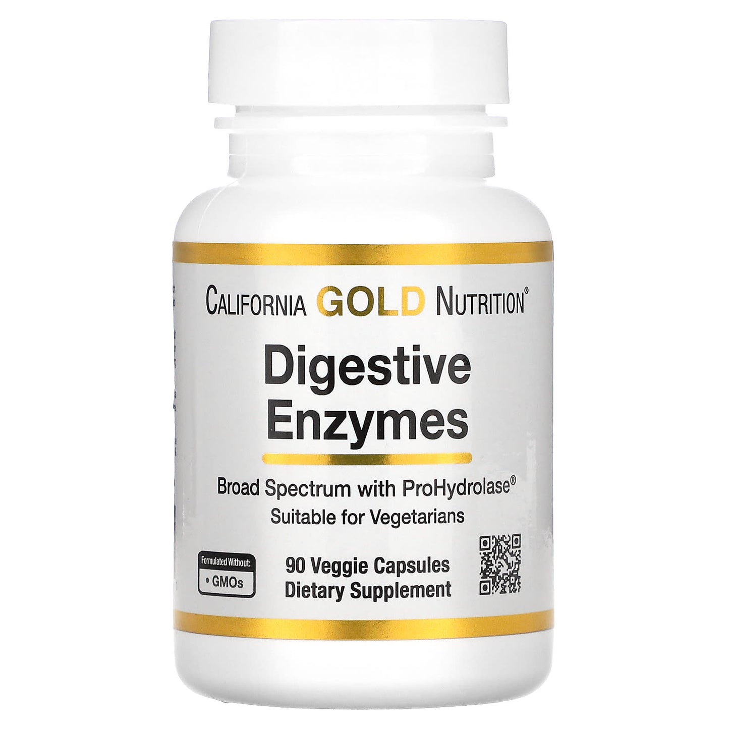 California Gold Nutrition-Digestive Enzymes-90 Veggie Capsules