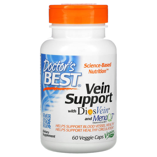Doctor's Best-Vein Support with DiosVein and MenaQ7-60 Veggie Caps