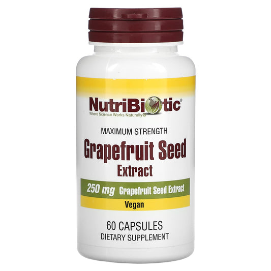 NutriBiotic-Grapefruit Seed Extract-250 mg-60 Capsules