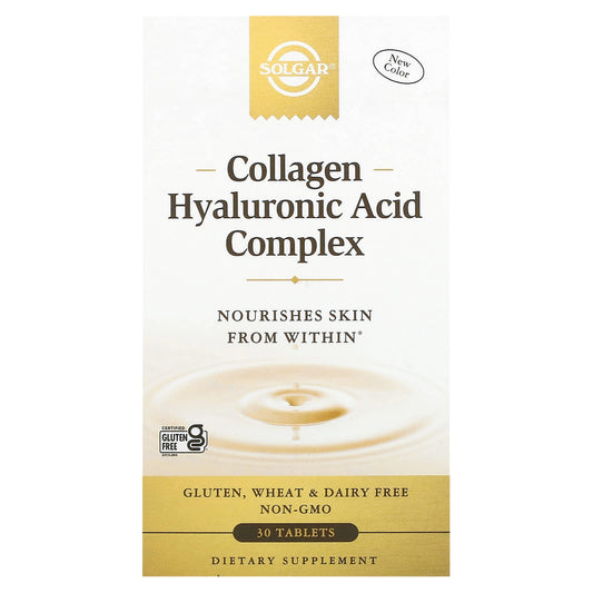 Solgar-Collagen Hyaluronic Acid Complex-30 Tablets