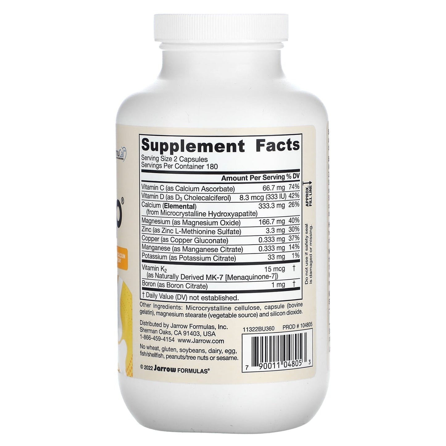 Jarrow Formulas, Bone-Up, 1,000 mg, 360 Capsules