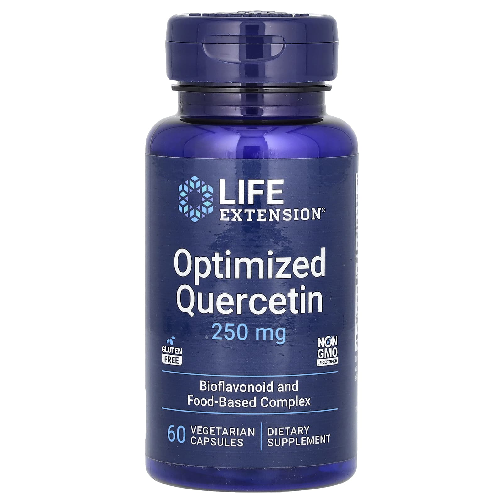 Life Extension-Optimized Quercetin-250 mg-60 Vegetarian Capsules