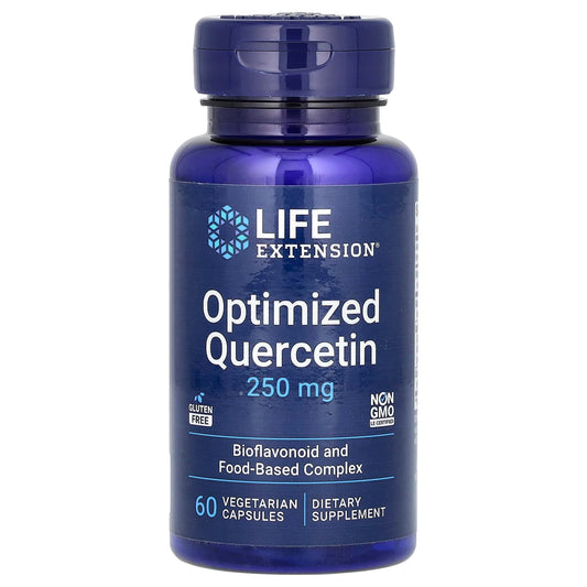 Life Extension-Optimized Quercetin-250 mg-60 Vegetarian Capsules